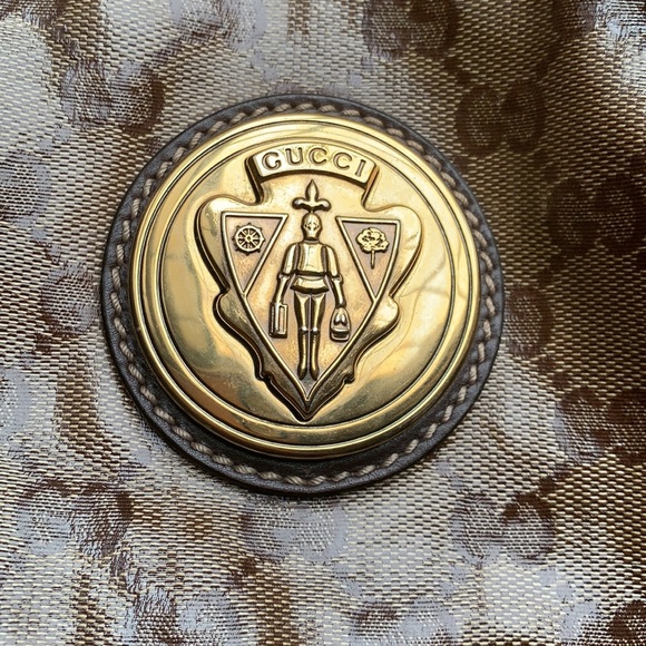 Gucci Original GG Crystal Hysteria Shoulder Hobo Bag Women’s Large - Picture 4 of 9